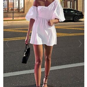 Elegant White Off-Shoulder Dress - Bridal Shower NWT